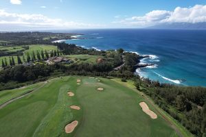 Kapalua (Plantation) 12th Approach Aerial